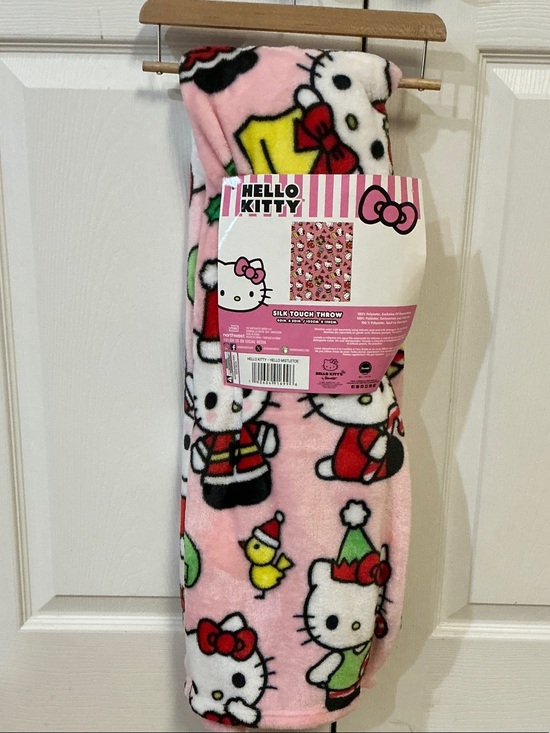 Hello Kitty Other - Hello Kitty Pink Christmas Holiday Silk Touch Throw Blanket.